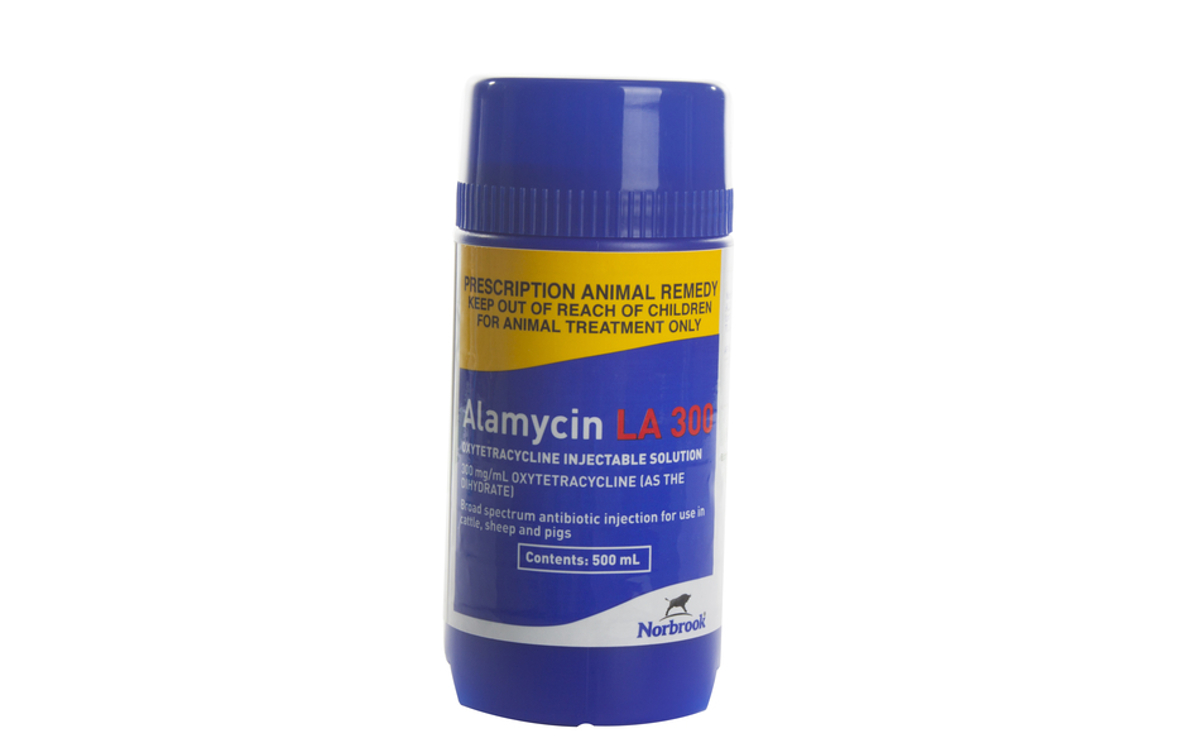 Alamycin LA 300 Oxytetracycline injectable solution