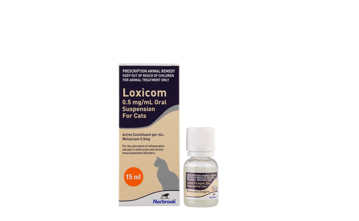 Loxicom 0.5mg/mL Oral Suspension for Cats
